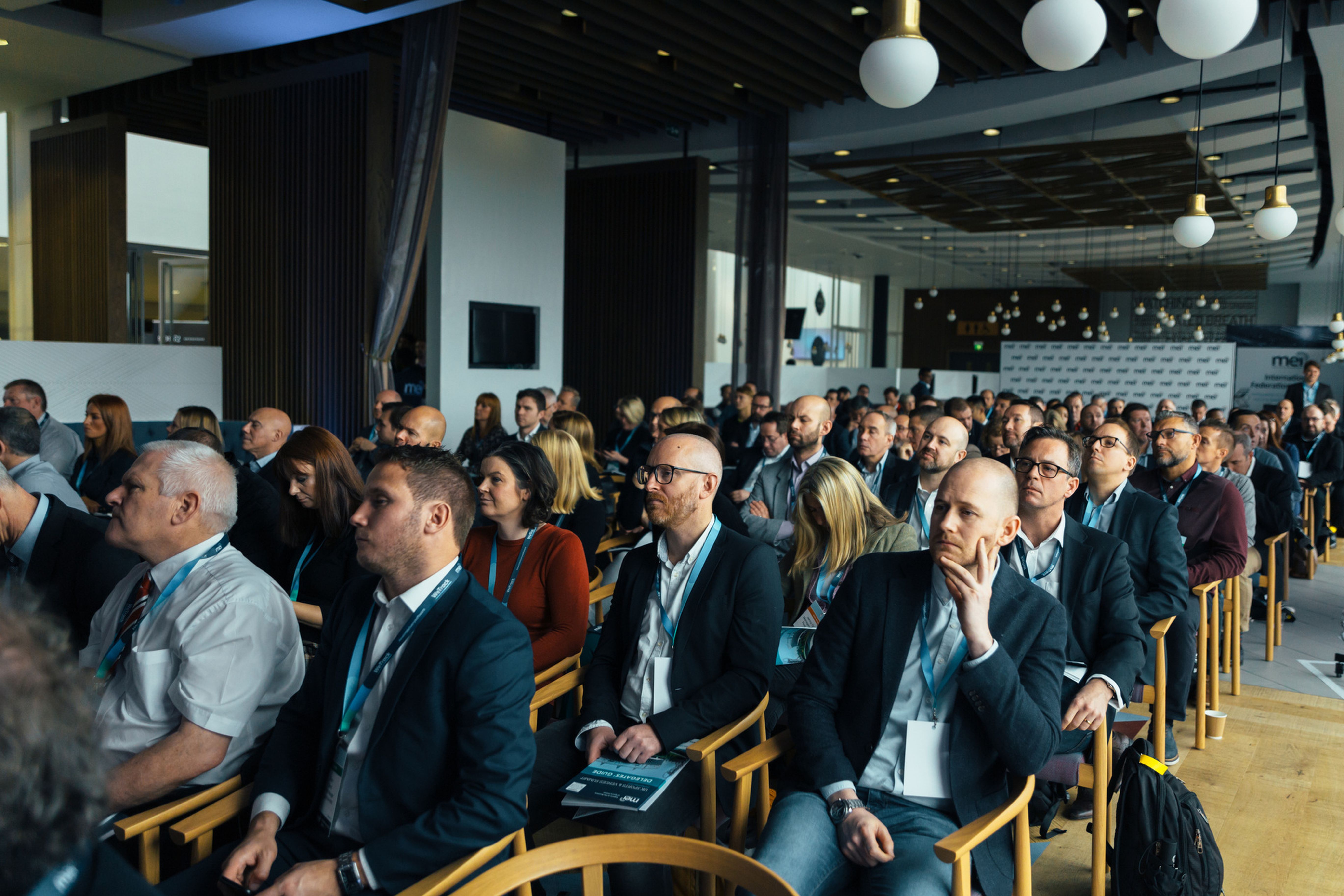 Audience at a recent speech event