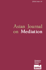 Cover of The Asian Journal on Mediation 2024