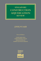 Cover of Singapore Construction Adjudication Review 2020