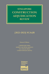 Cover of Singapore Construction Adjudication Review 2022–2023